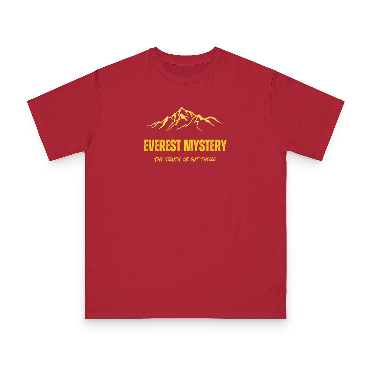 T-Shirt — Mountain Graphic “The Truth Is Out There” (Tibetan Script)