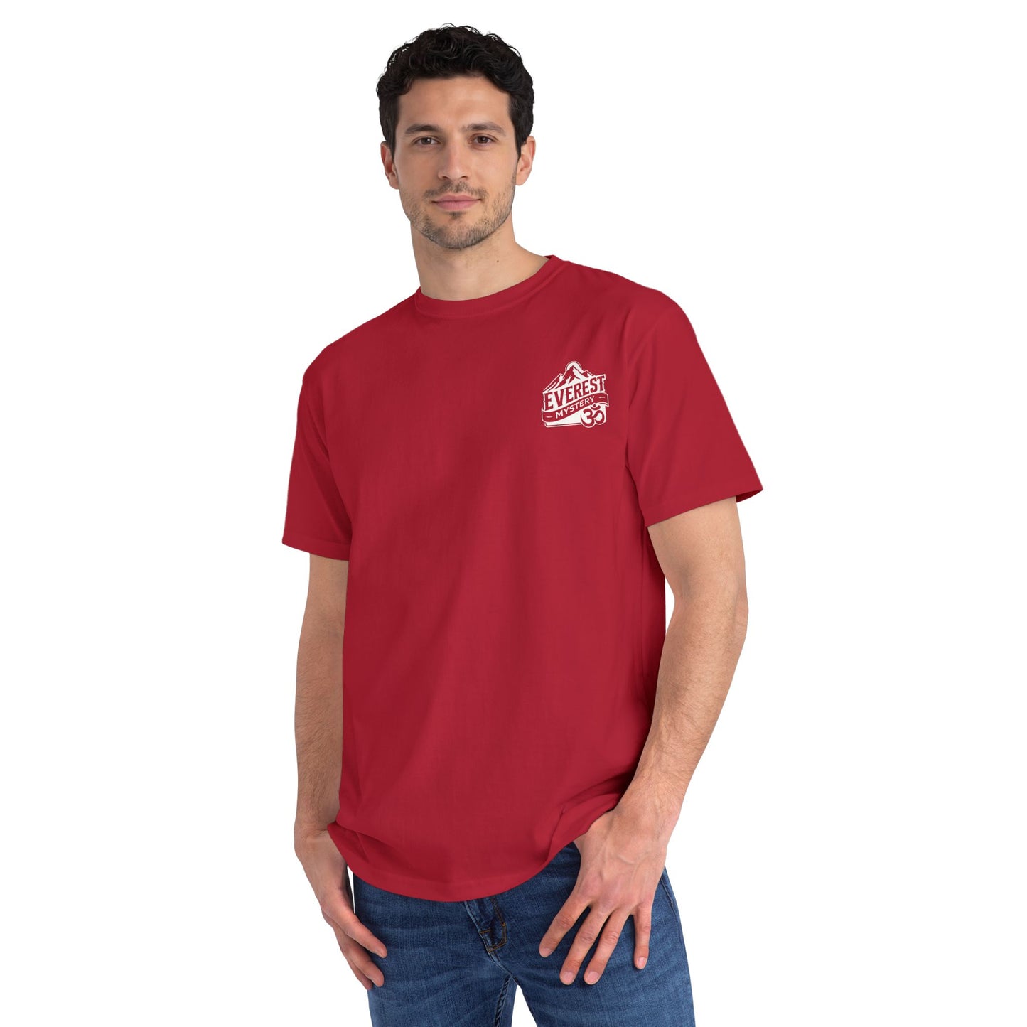 Organic Everest Om Crest T-Shirt — White Logo