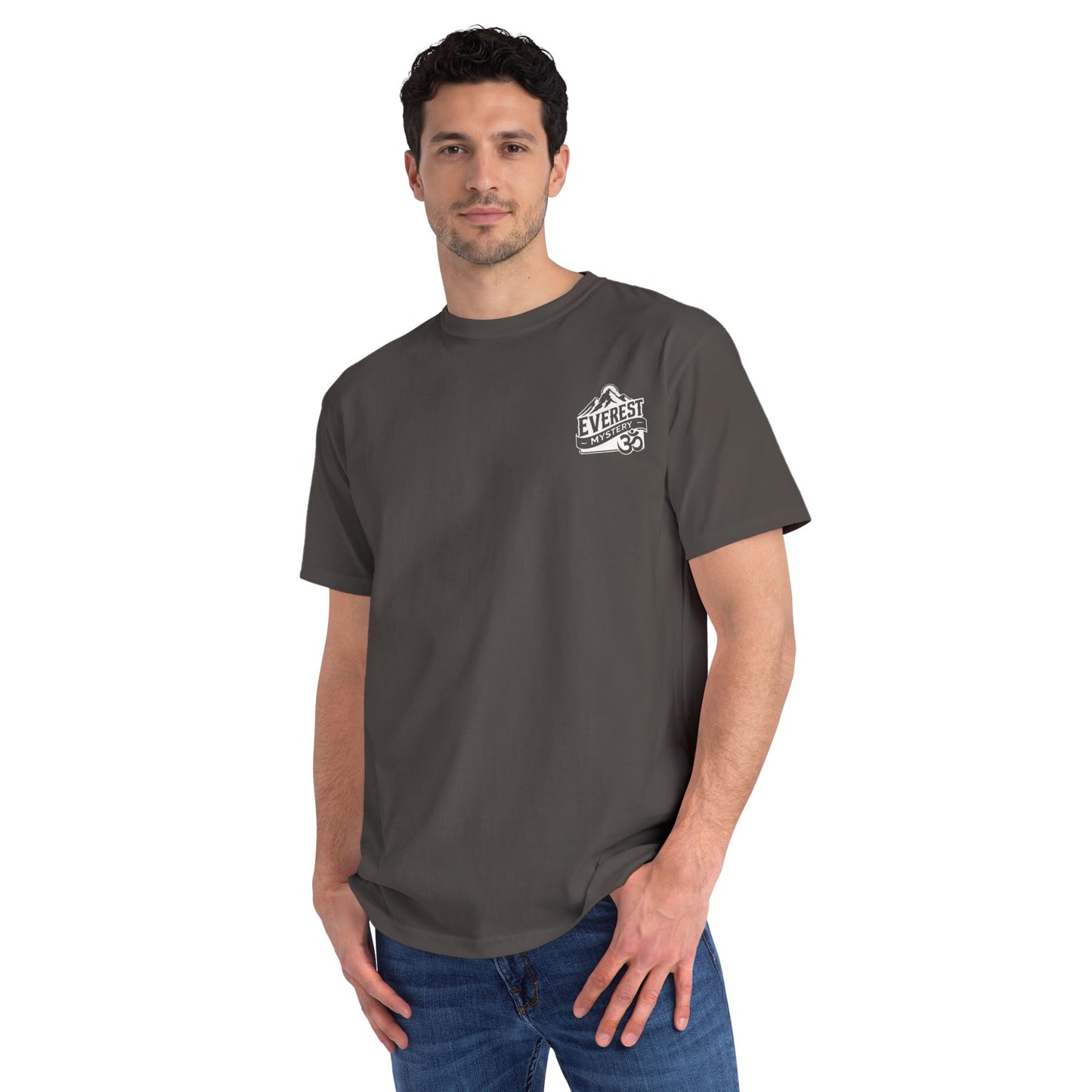 Organic Everest Om Crest T-Shirt — White Logo