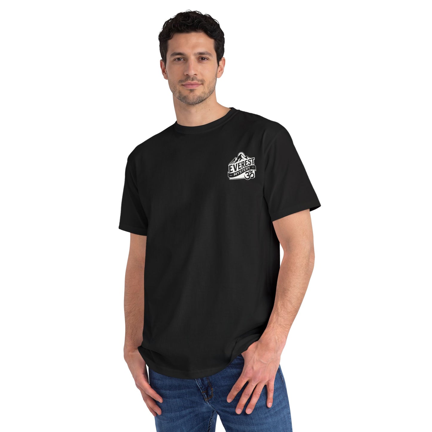 Organic Everest Om Crest T-Shirt — White Logo